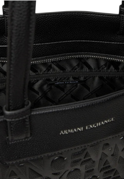 Borsa A Spalla Donna Armani Exchange Shopper Con Logo Allover  XW001482AF15774