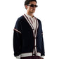 Cardigan  Uomo Gcds  Logo Lounge College B2EM1800KI3