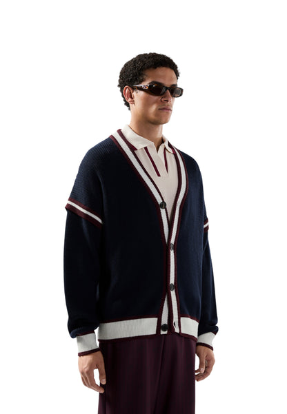 Cardigan  Uomo Gcds  Logo Lounge College B2EM1800KI3