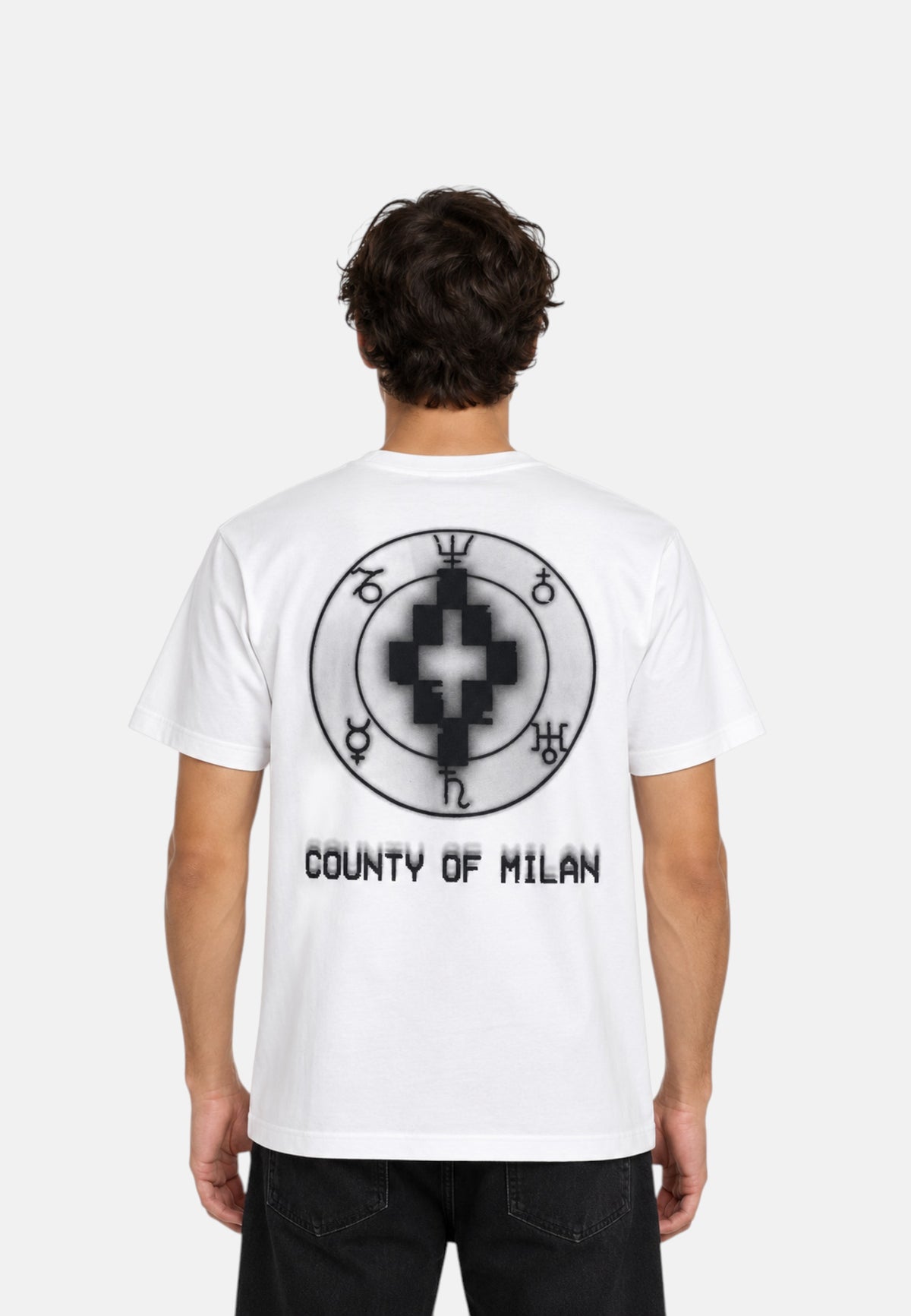 T-Shirt Manica Corta Uomo County Of Milan   F6CMMATH134
