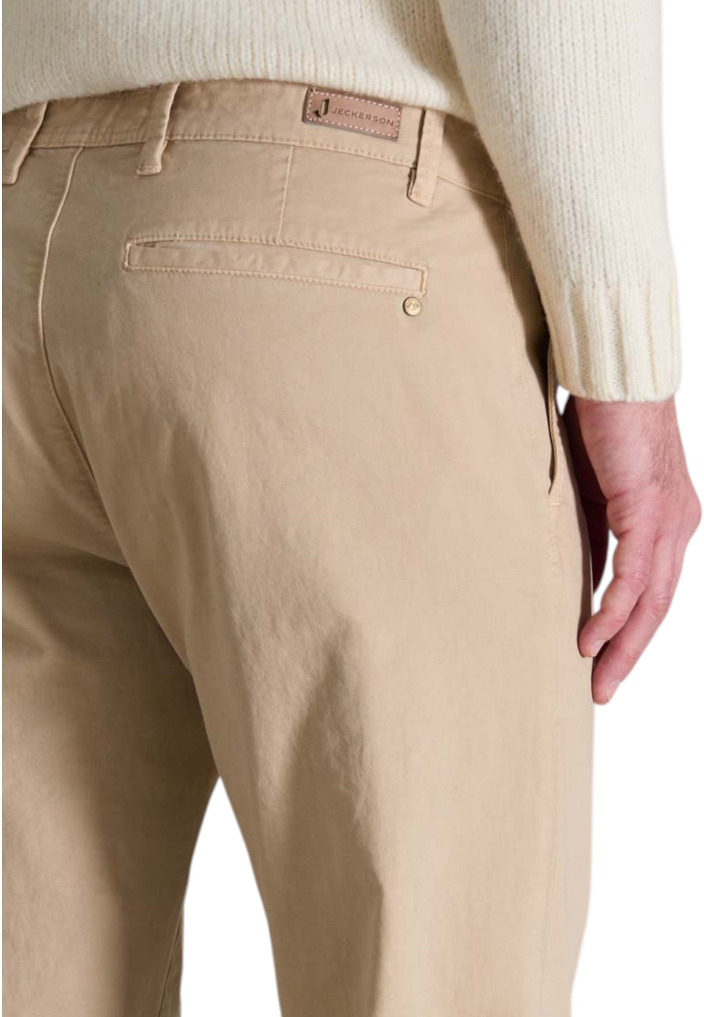 Pantaloni Chino Uomo Jeckerson Patch Slim Fit  JKUPA077CJ404