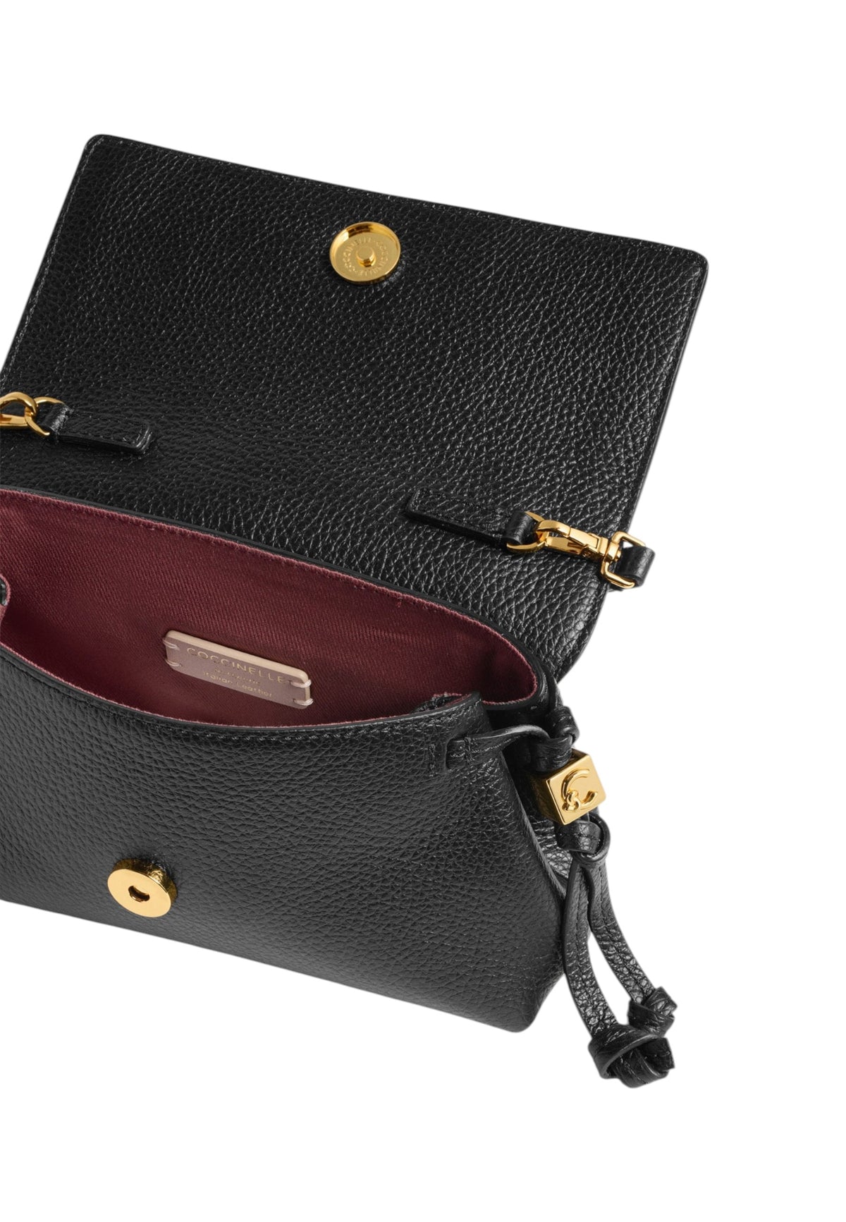 Borsa A Tracolla Donna Coccinelle Mini Bag, Pelle con grana Thess E5VCA550101