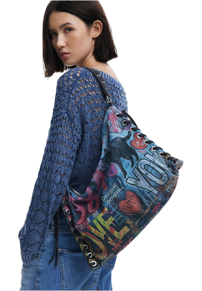Borsa A Tracolla Donna Desigual  Pizzicato Leiria 25WAXD23