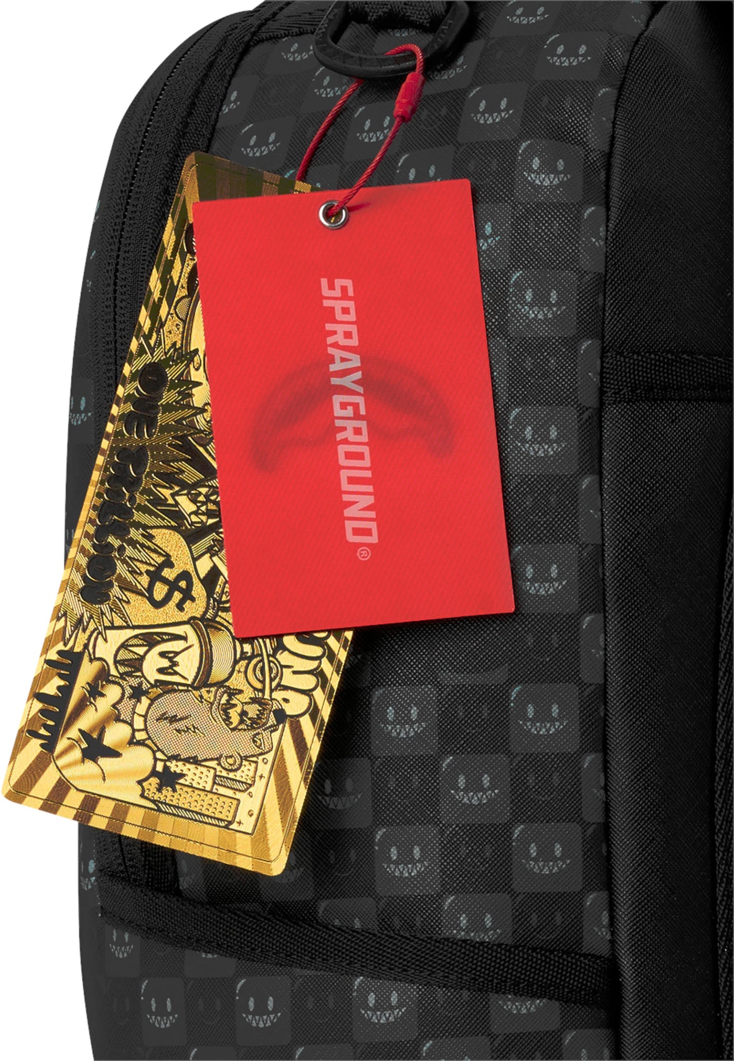 Zaino  Unisex Sprayground  Sharks In Paris Wtf Bubbly Black Check 910B8633NSZ