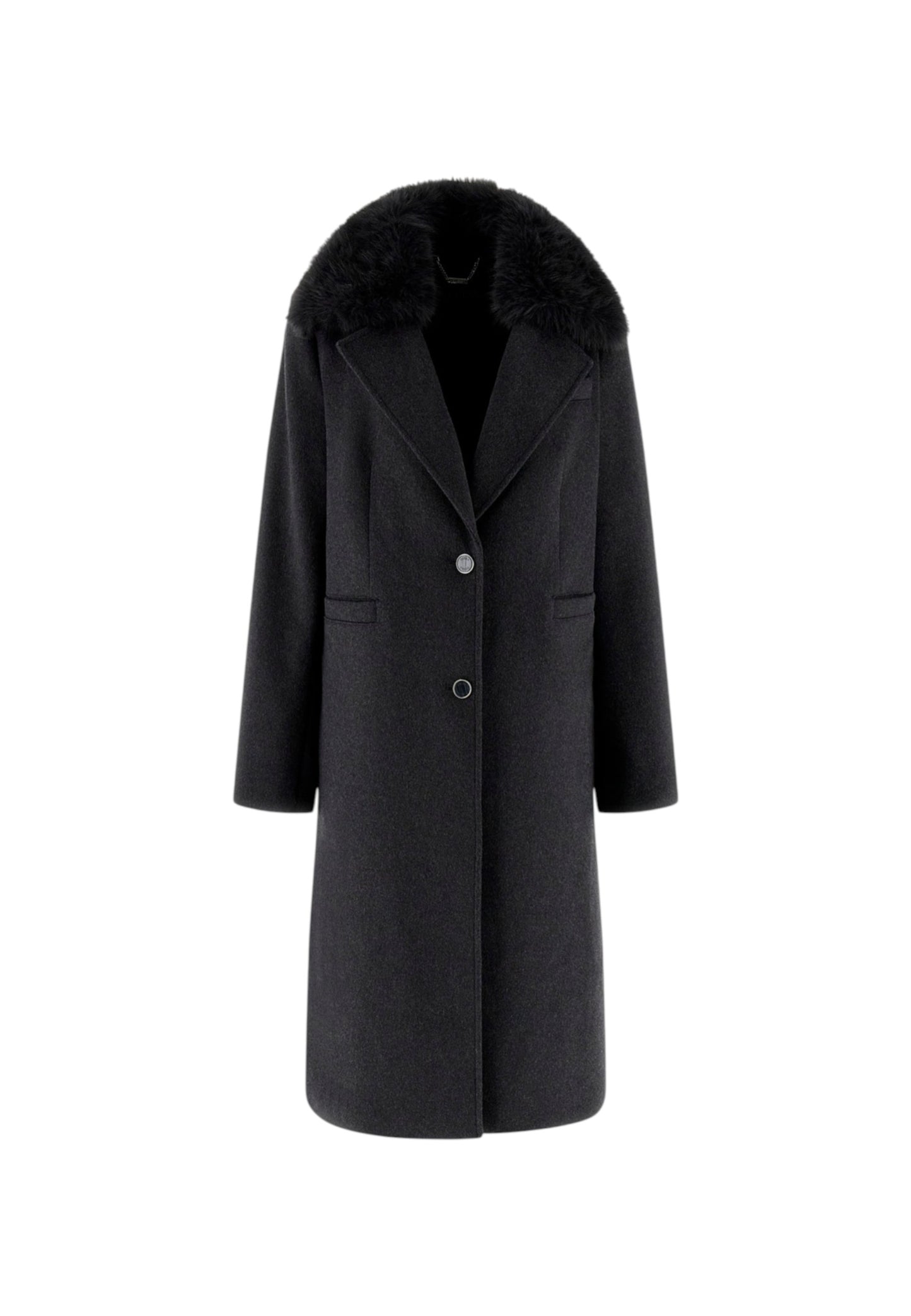 Cappotto  Donna Guess Con Collo In Eco Pelliccia Karole W5BL19W2642