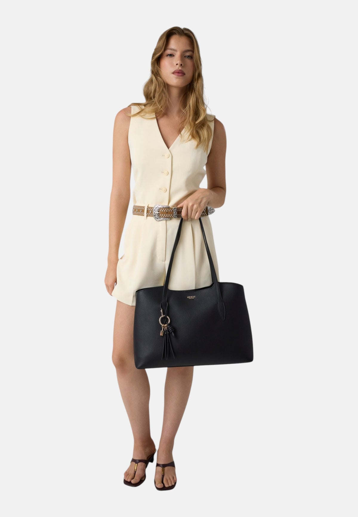 Borsa A Spalla Donna Guess 2 In 1 Tote Melody HWBG9735230