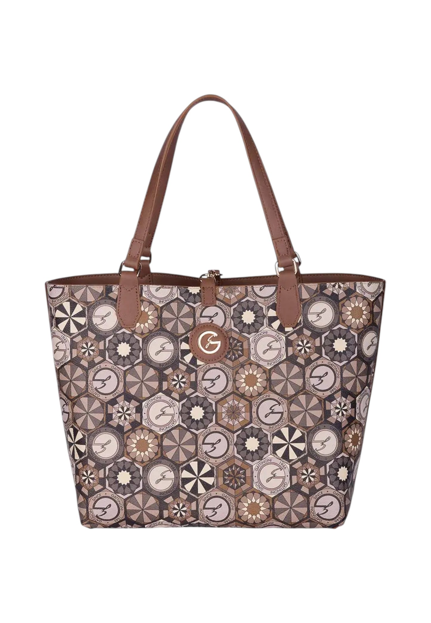 Borsa A Spalla Donna Gattinoni Medium Shopping Teodosia Reversibile BINTD8156WZT