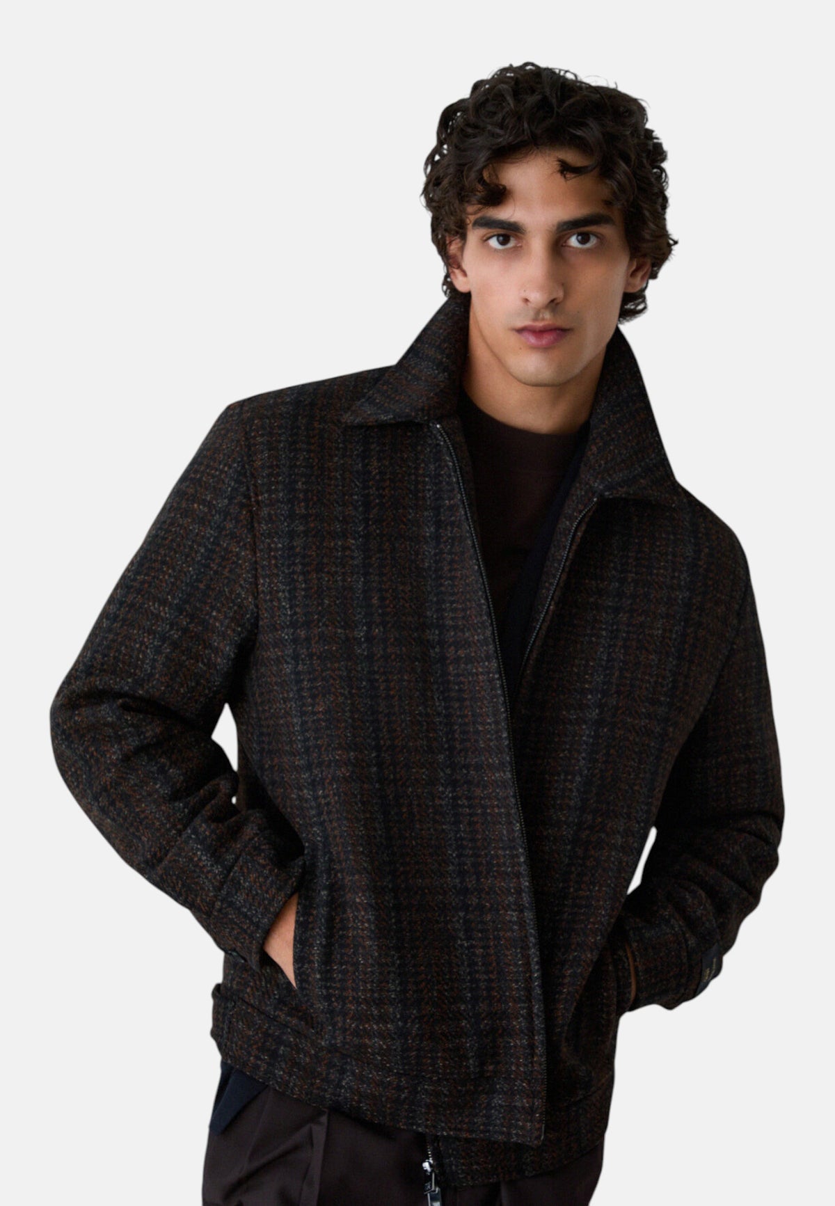 Giacca Invernale Uomo Liu Jo Overshirt A Quadri Tartan  QF6223T873A