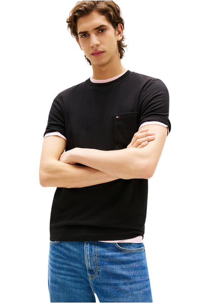 T-Shirt Manica Corta Uomo Tommy Hilfiger  Essential Solid Pock MW0MW37283
