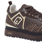 Sneakers Basse Donna Liu Jo Con Platform, Stampa Monogram E Inserti Effetto Saffiano Liu Jo Maxi Wonder 01 BF6001EX339