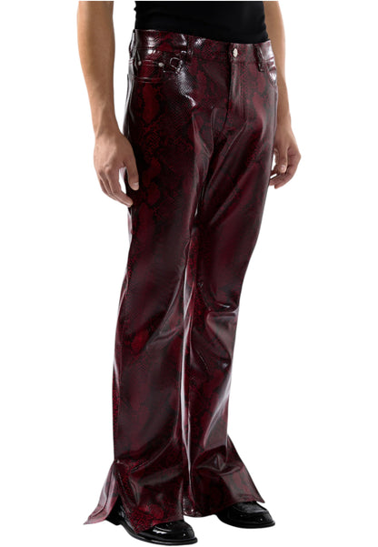 Pantaloni Cargo Uomo Gcds  Python Faux Leather B2CM2920TS9