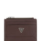 Portacarte  Uomo Guess Bifold Top Zip Torino SMBAGRLEA03