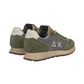 Sneakers Basse Uomo Sun68 Stile Running, Nylon E Suede, Effetto Vintage, Logo Ricamato Tom Vintage Z46105