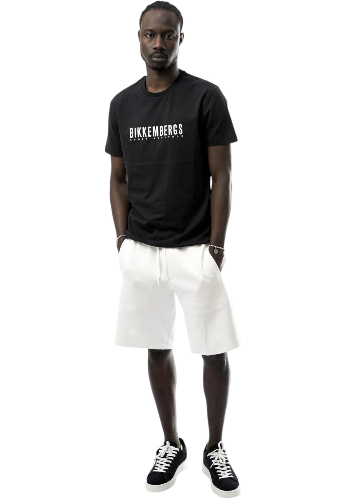 T-Shirt Manica Corta Uomo Bikkembergs Stampa Logo