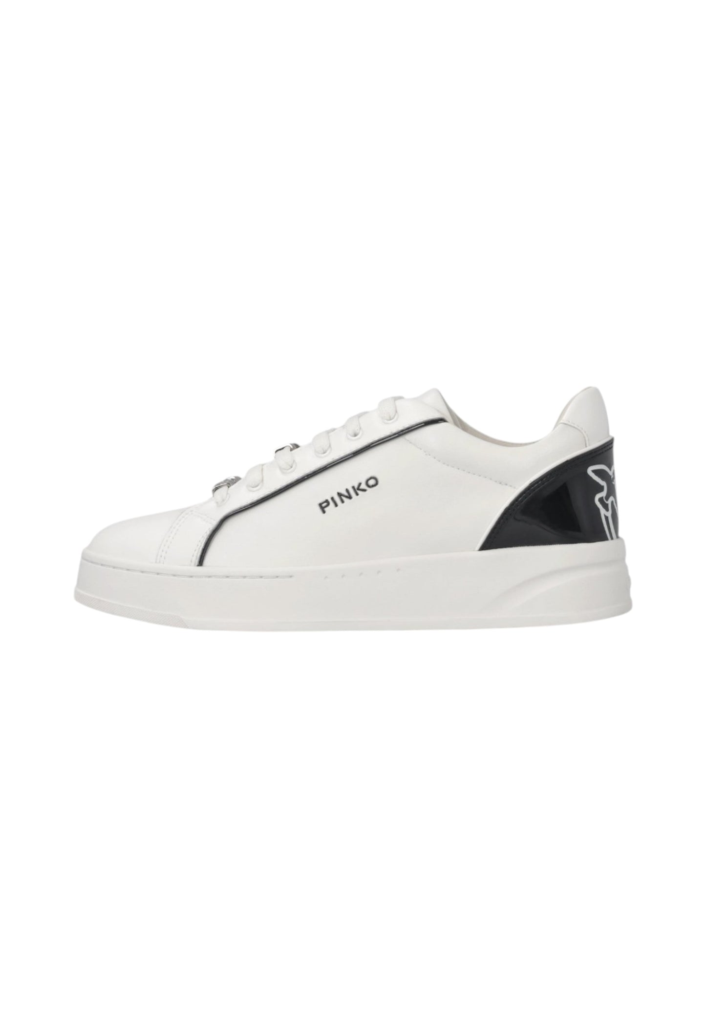 Sneakers Basse Donna Pinko In Pelle Di Vitello Con Logo Iris 01 SS0131P001