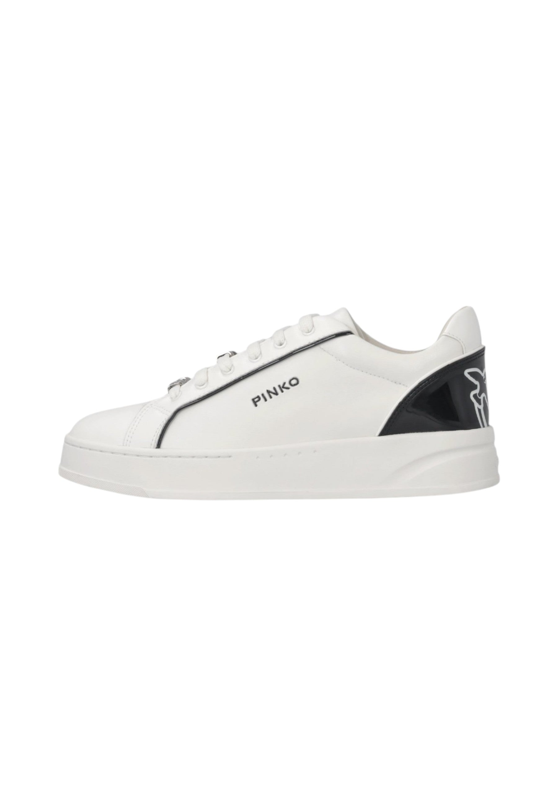 Sneakers Basse Donna Pinko In Pelle Di Vitello Con Logo Iris 01 SS0131P001