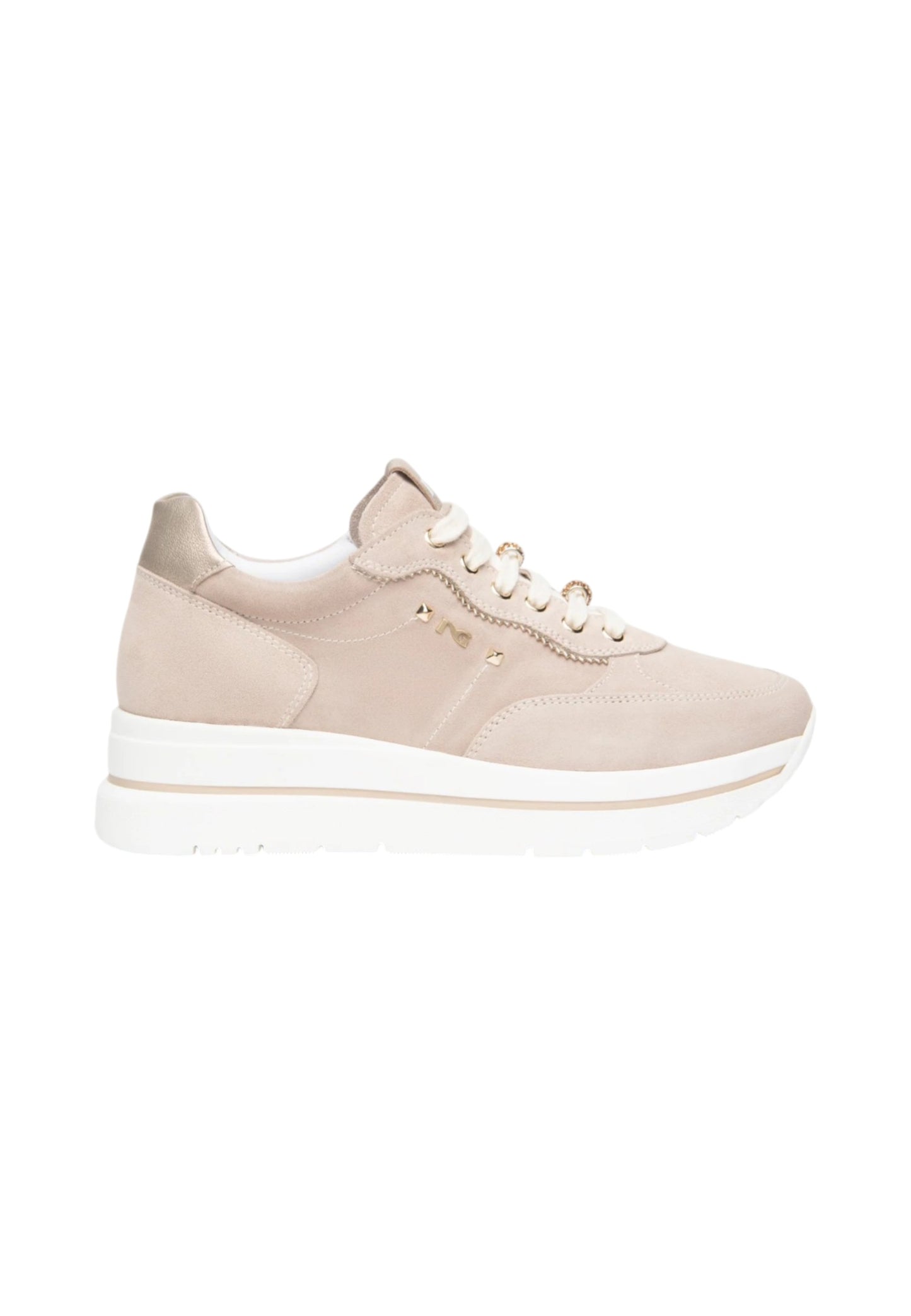 Sneakers Basse Donna Nero Giardini In Pelle Scamosciata  E615200D