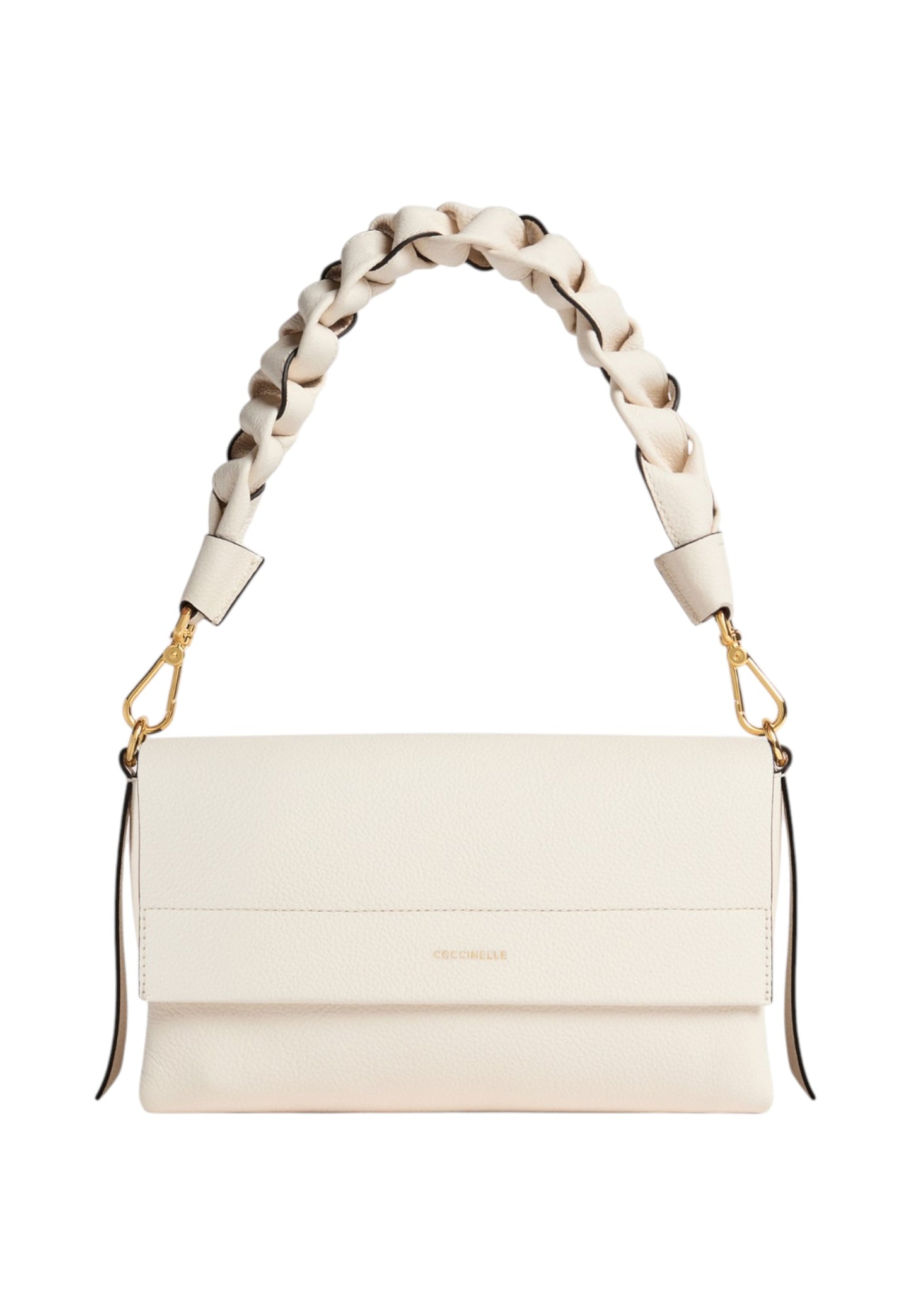 Borsa A Spalla Donna Coccinelle In Pelle Martellata Doppia Boheme Small E1M50120101