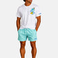 T-Shirt Manica Corta Uomo Mc2 Saint Barth Stampa/Ricamo Fronte E Retro Cpt Gin Tonic Portland PRL0002