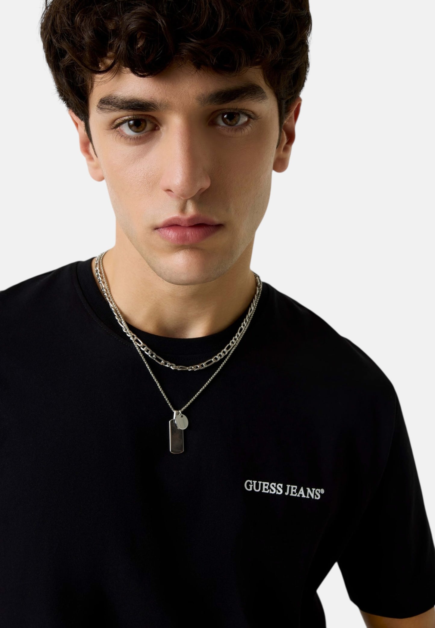 T-Shirt Manica Corta Uomo Guess  Gj Reg Unisex Logo Print M5BI78K8FQ4