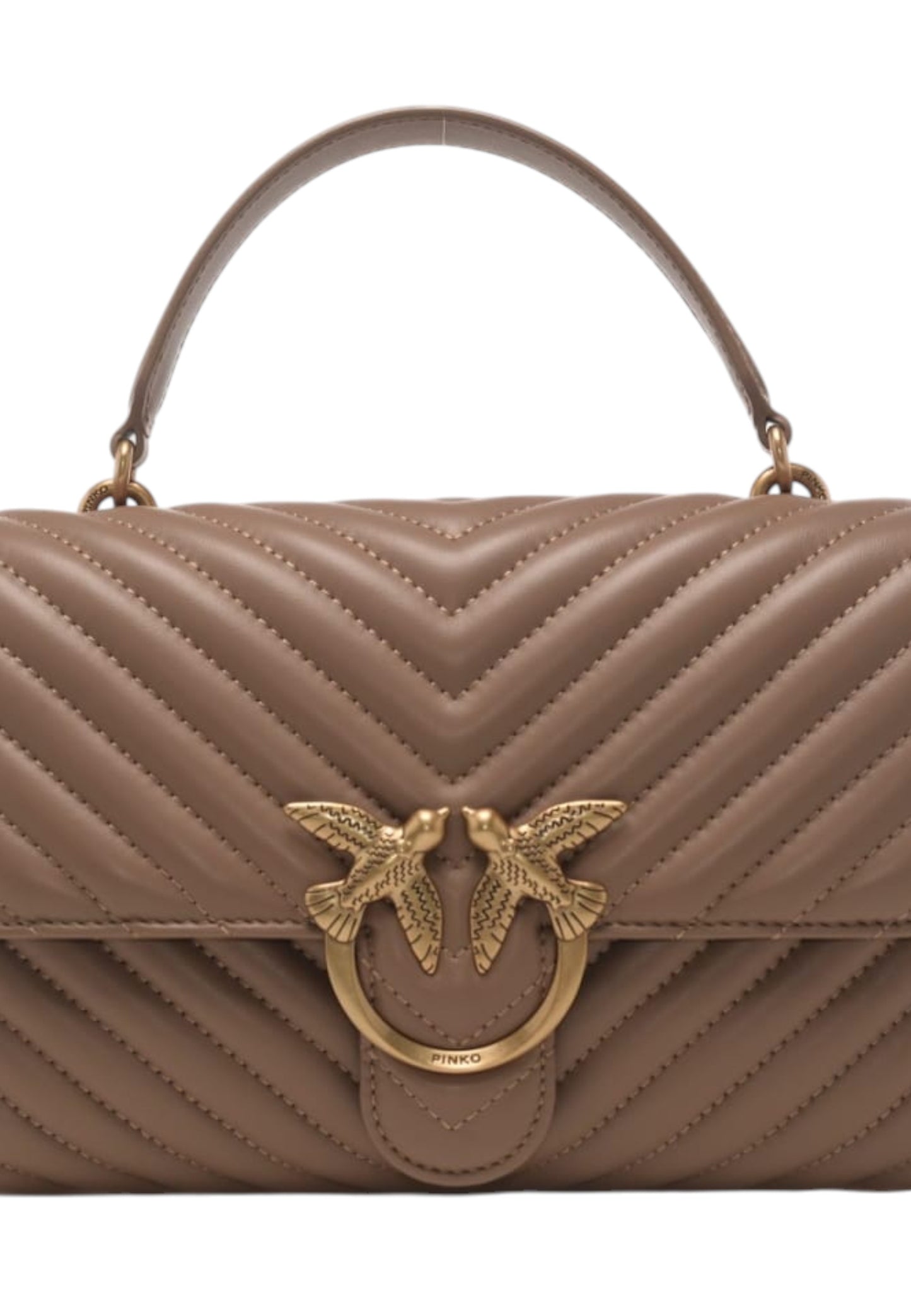 Borsa A Mano Donna Pinko Media Love Lady Puff Classic Chevron 100043A0GK