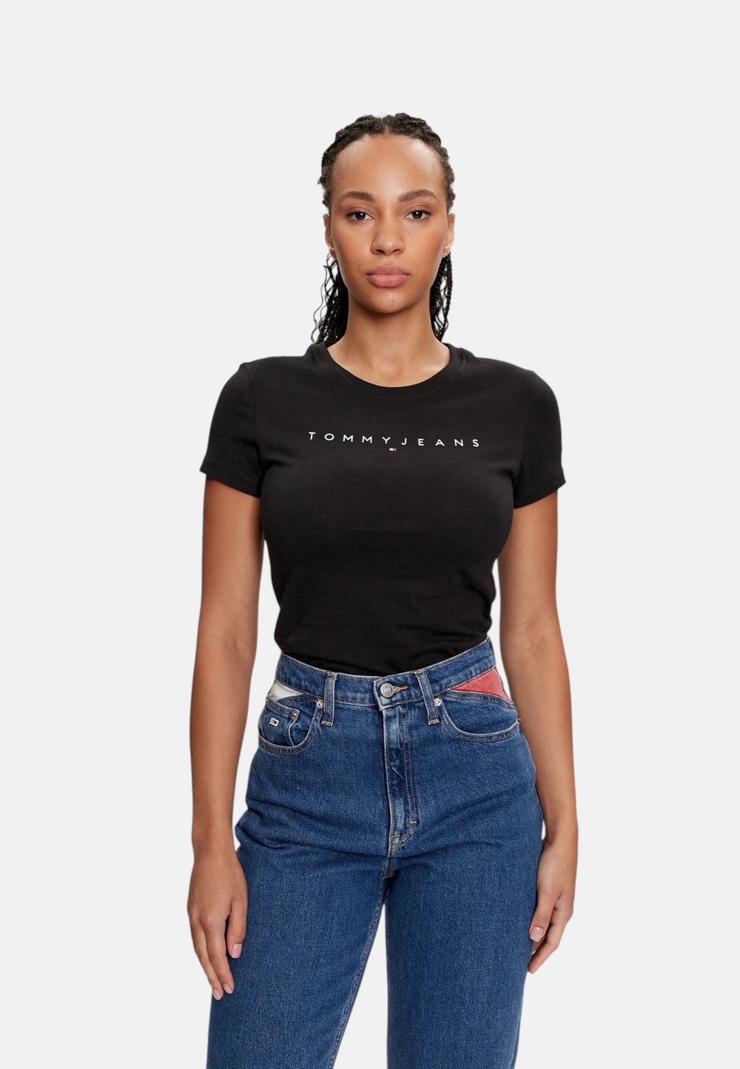 T-Shirt Manica Corta Donna Tommy Jeans   DW0DW18398