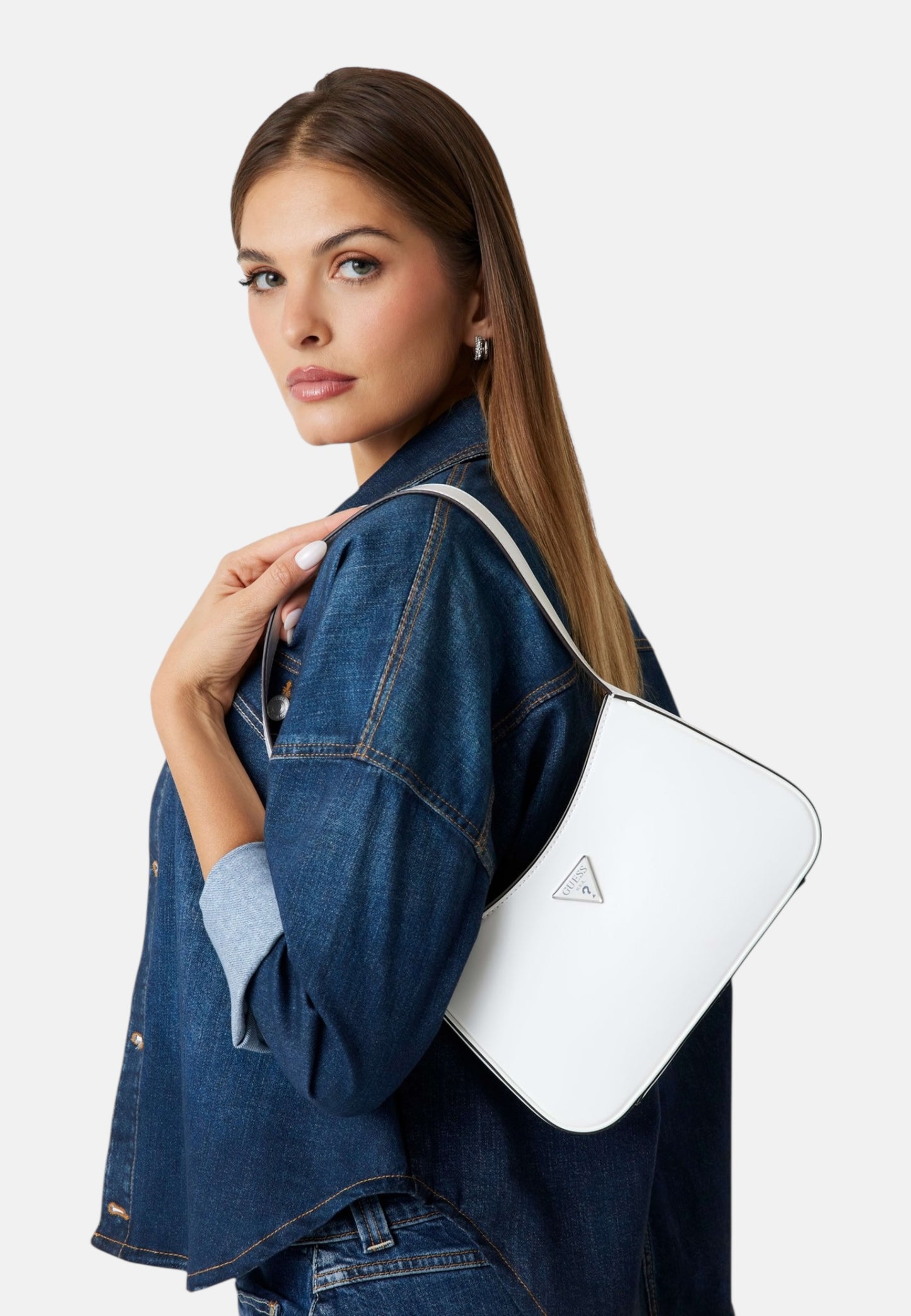 Borsa A Spalla Donna Guess Top Zip Shoulder Bag Arnela HWNY9496170