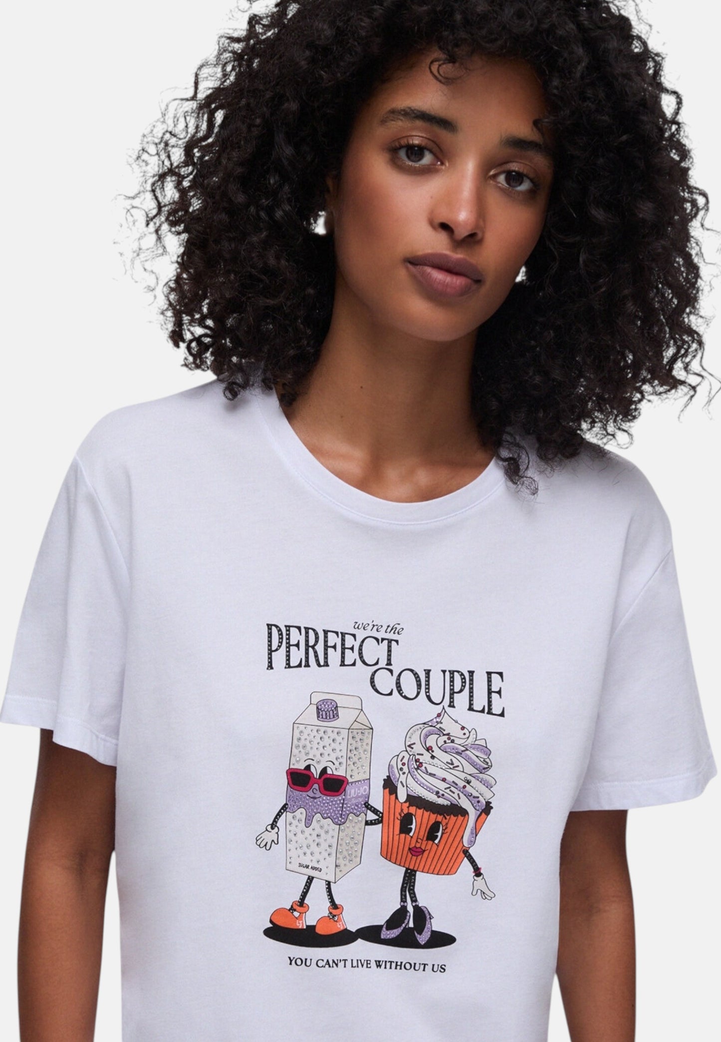 T-Shirt Manica Corta Donna Liu Jo Perfect Couple Eco Line WA6163JS904