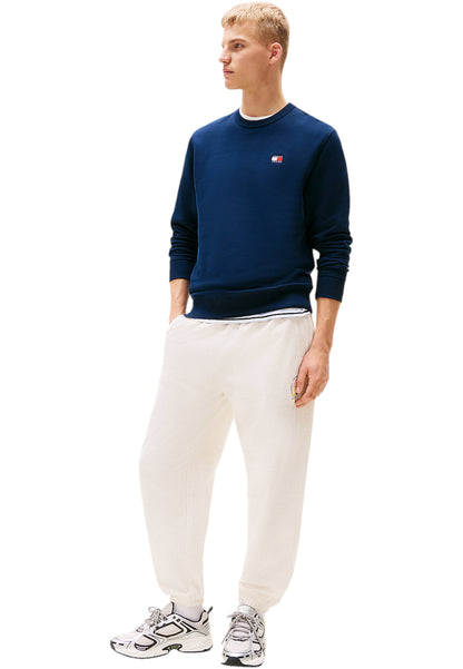 Felpa A Girocollo Uomo Tommy Jeans  Tjm Regular Badge DM0DM20660