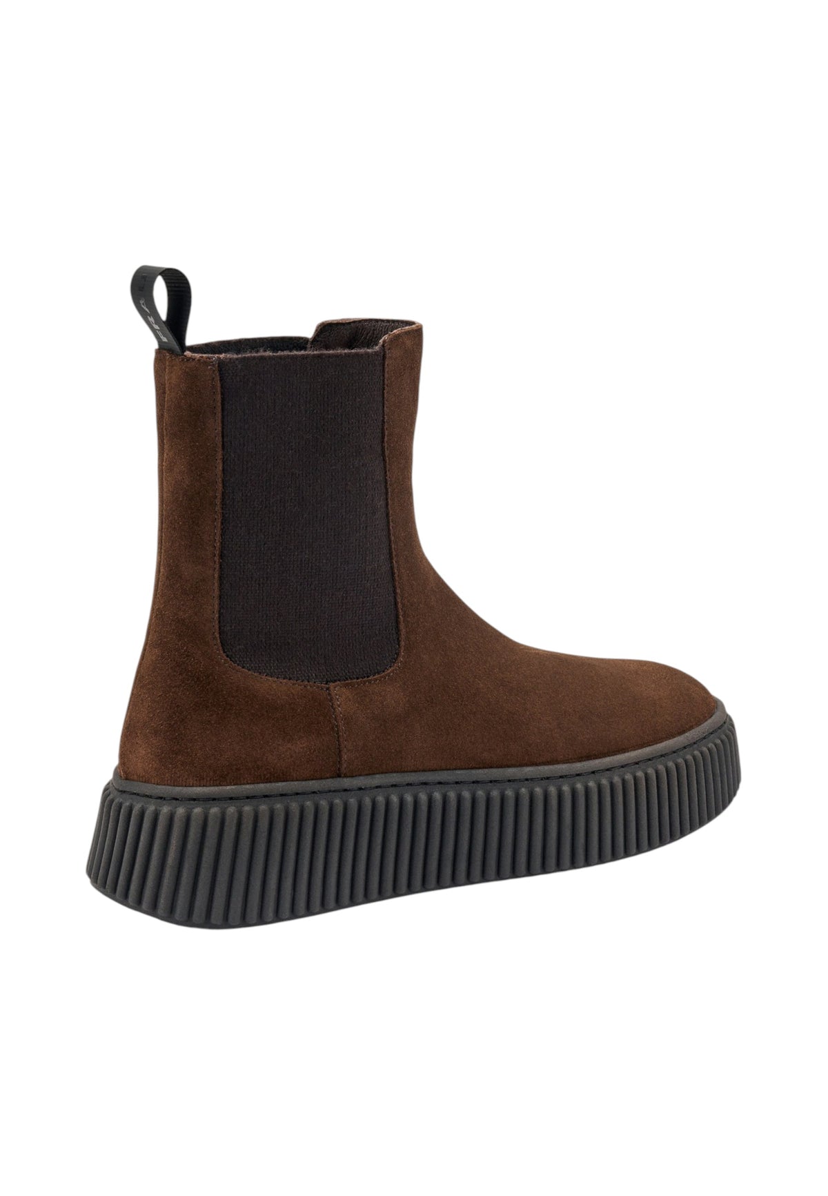 Stivaletti Chelsea Donna Frau Pelle scamosciata, Elastici laterali, Suola platform, Vestibilit� regolare Waxy A40C5