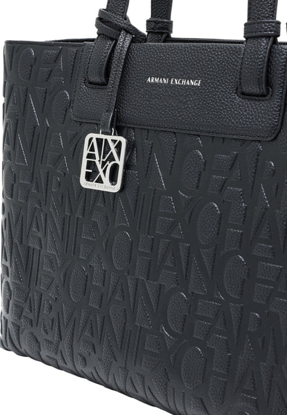 Borsa A Spalla Donna Armani Exchange Shopper Con Logo Allover  XW001481AF15774