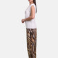 T-Shirt Manica Corta Donna Liu Jo Con Coulisse Stampa All Over Animalier Eco Line VA6047JS360