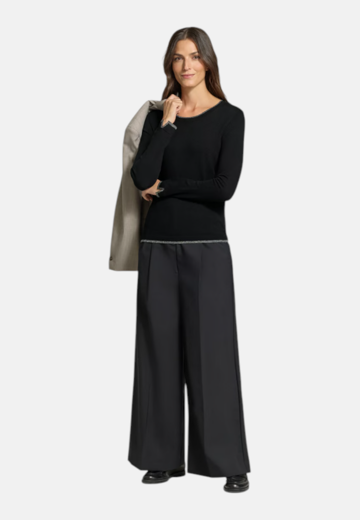 Maglia A Girocollo Donna Liu Jo Basic Fit  WF6015MS49I