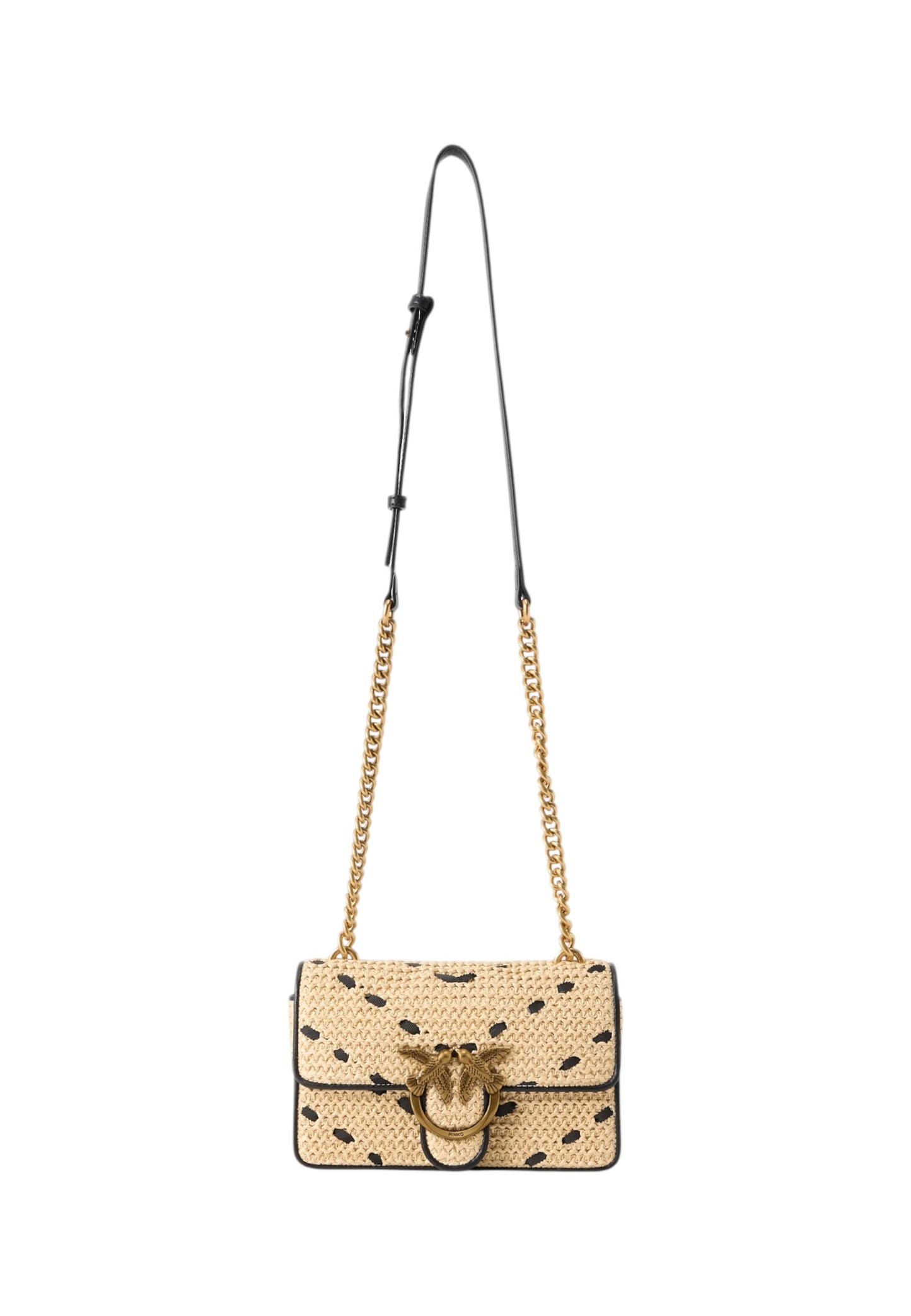 Borsa A Spalla Donna Pinko In Rafia Love One Mini Light 104550A1RL