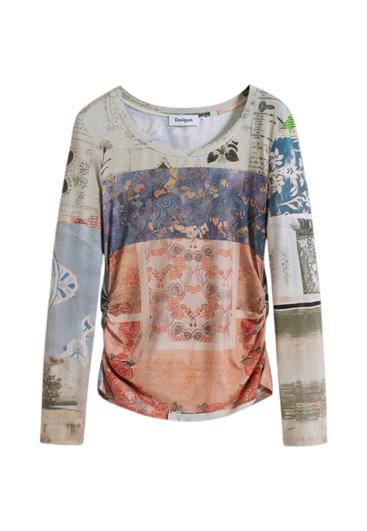 T-Shirt  Donna Desigual  Ts Limbani 25WWTK33