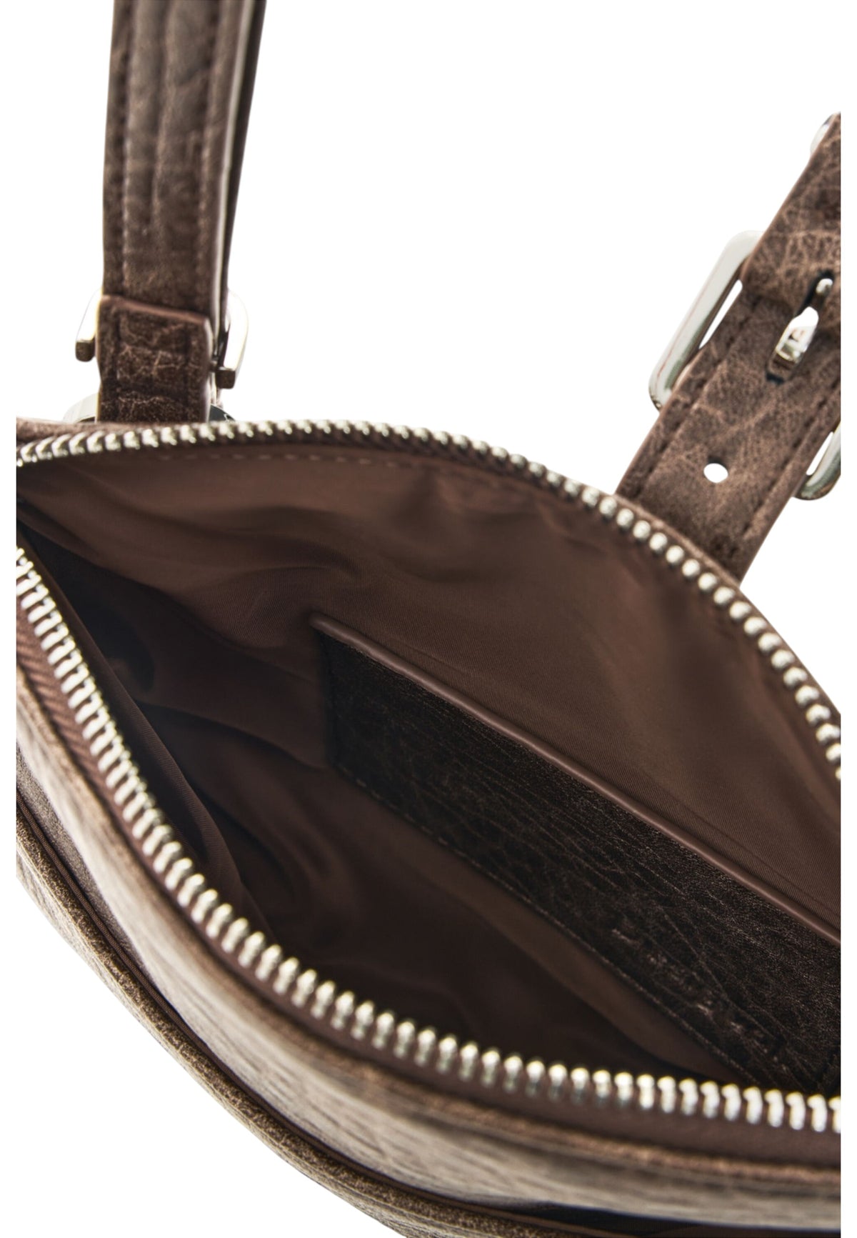 Portafoglio Con Portamonete Donna Desigual  Mone Half Logo Clutch Micro New Choco 26WAYP37