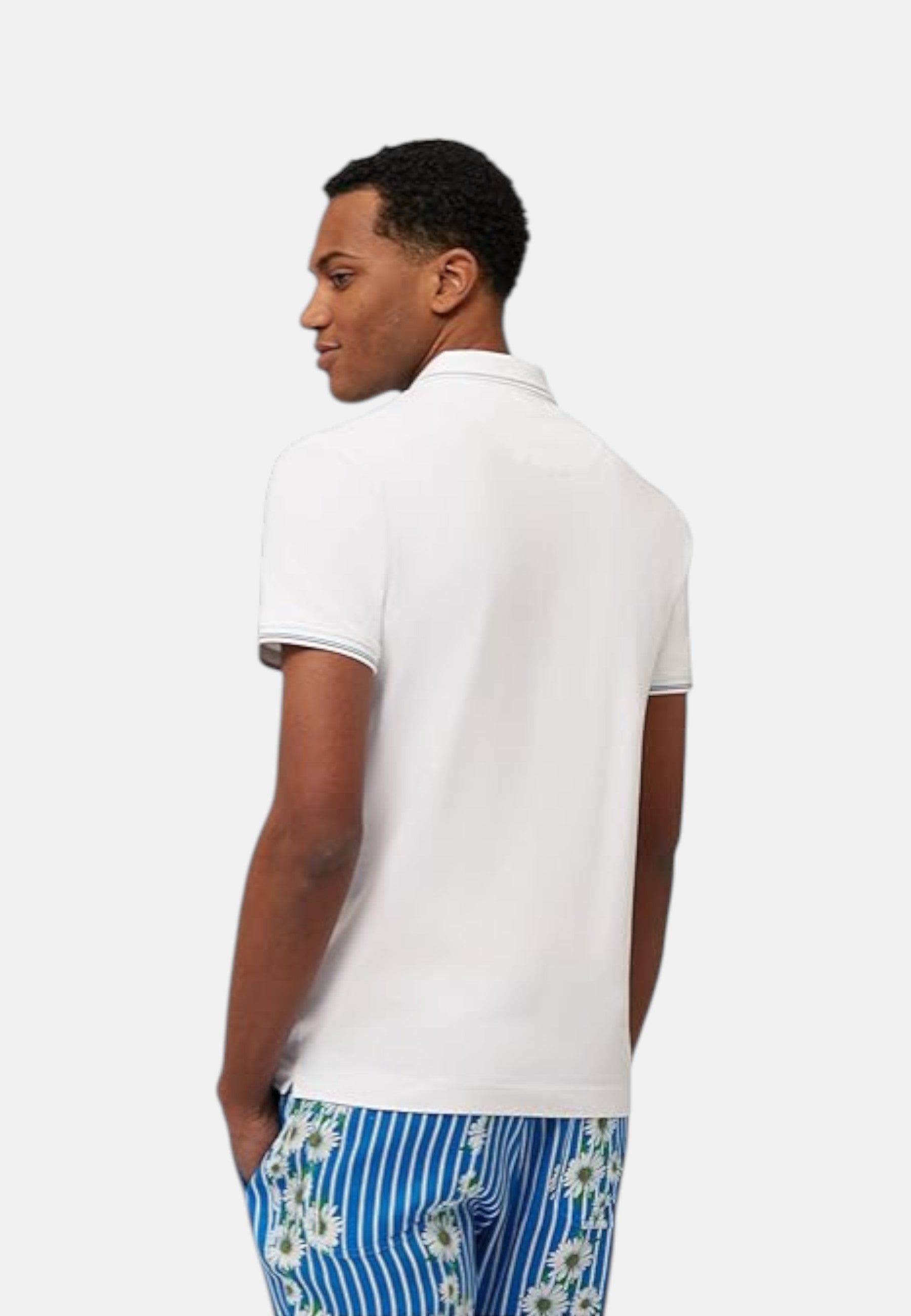 Polo Manica Corta Uomo Harmont & Blaine Con Orli E Righini A Contrasto  LNQ032020862
