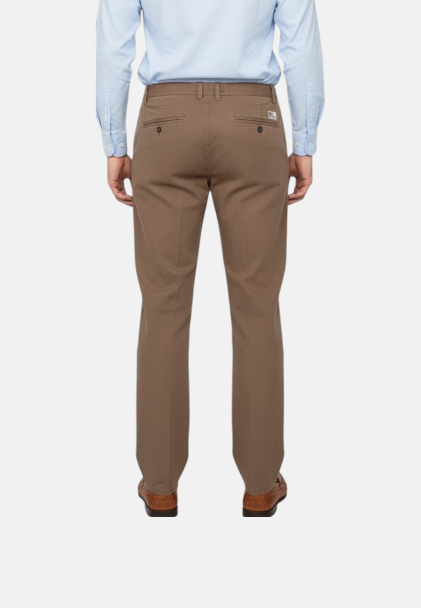 Pantaloni Carrot Fit Uomo Roy Roger's In Gabardina Elasticizzata Day Off Read RRU105C9250112