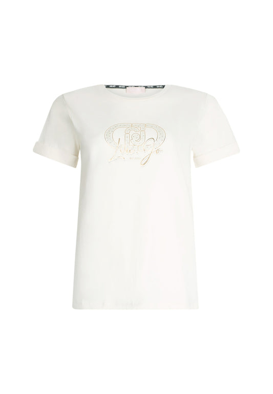 T-Shirt Manica Corta Donna Liu Jo  Monogram TF5163JS923
