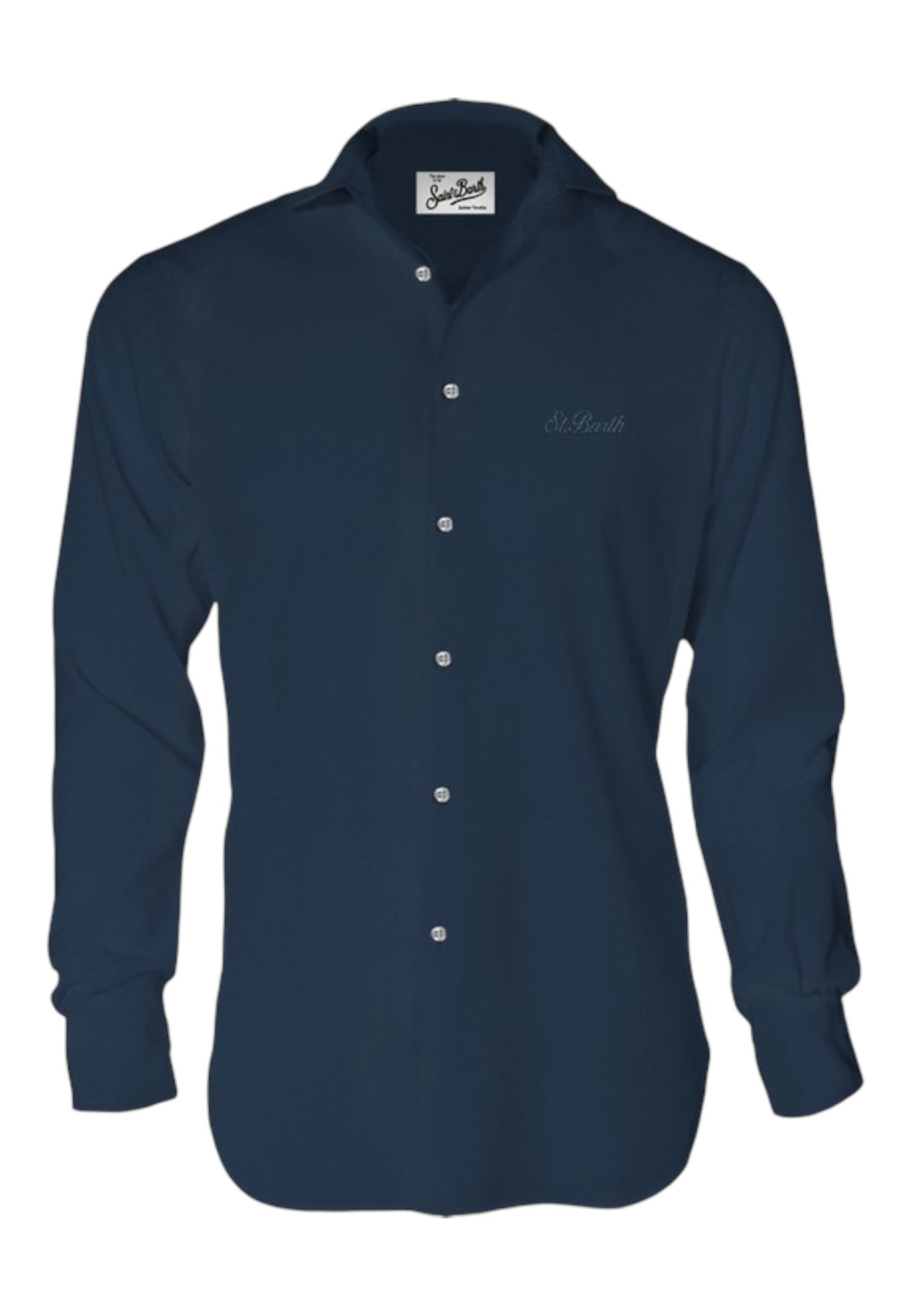 Camicia Manica lunga Uomo Mc2 Saint Barth Voile Chemise Ice LCM0001
