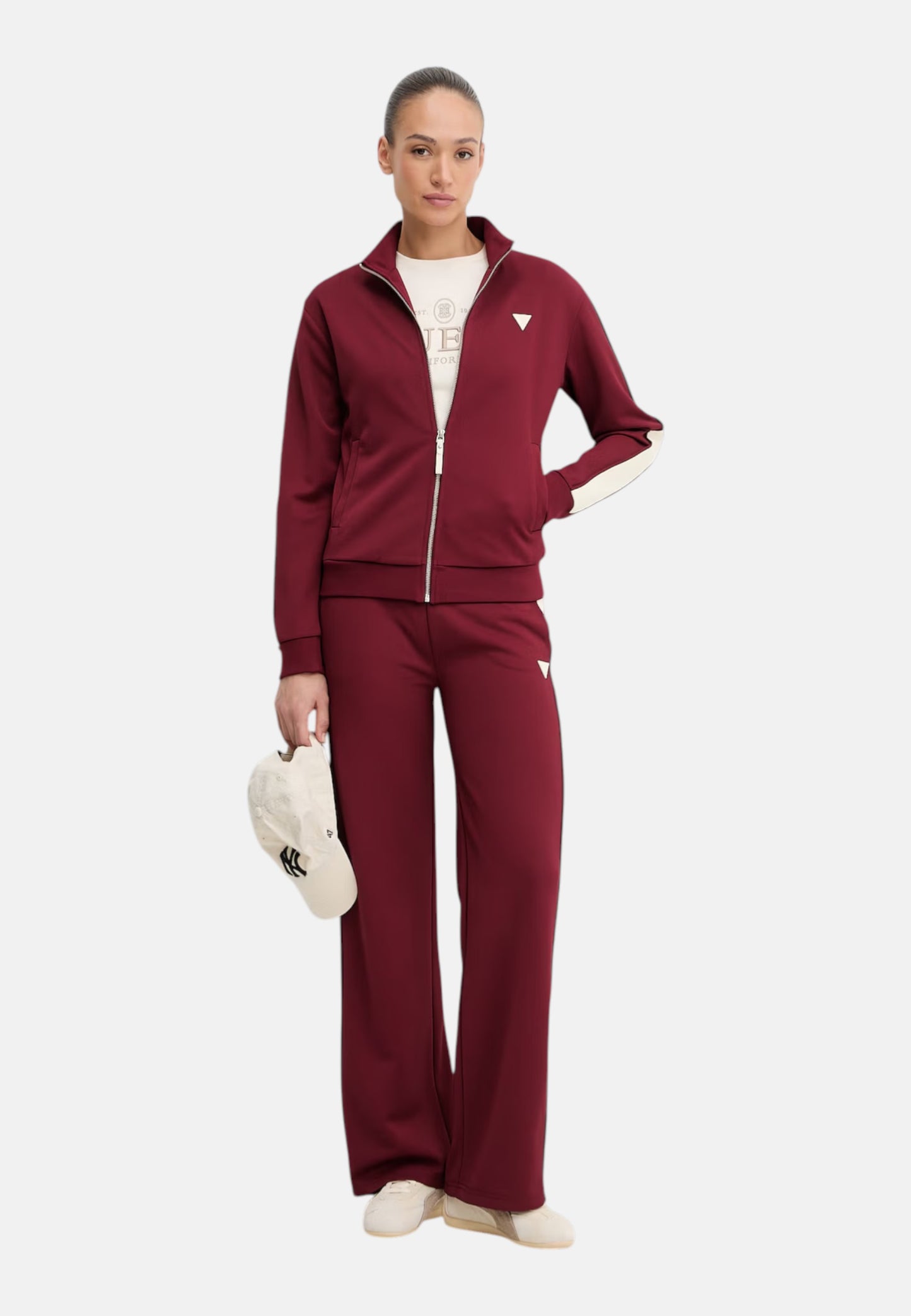 Pantaloni Tuta Donna Guess Straight Leg Marlene V6RB10KCYF2