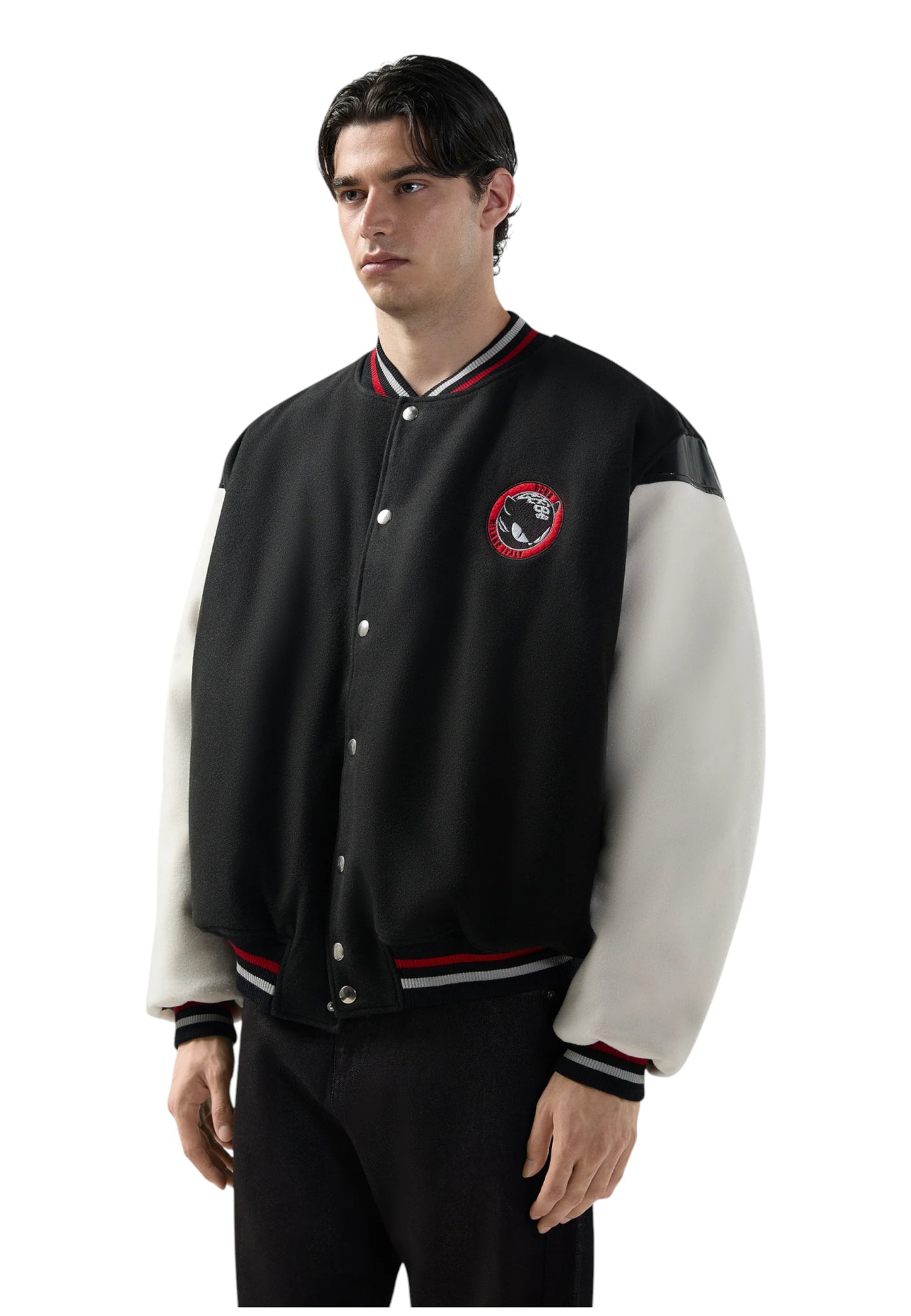 Giacca Bomber Uomo Gcds Kittho Patch Varsity Kittho Patch Varsity B2CM0905MA3