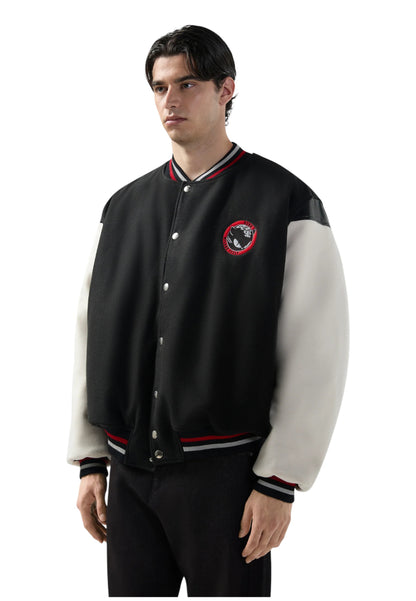 Giacca Bomber Uomo Gcds Kittho Patch Varsity Kittho Patch Varsity B2CM0905MA3