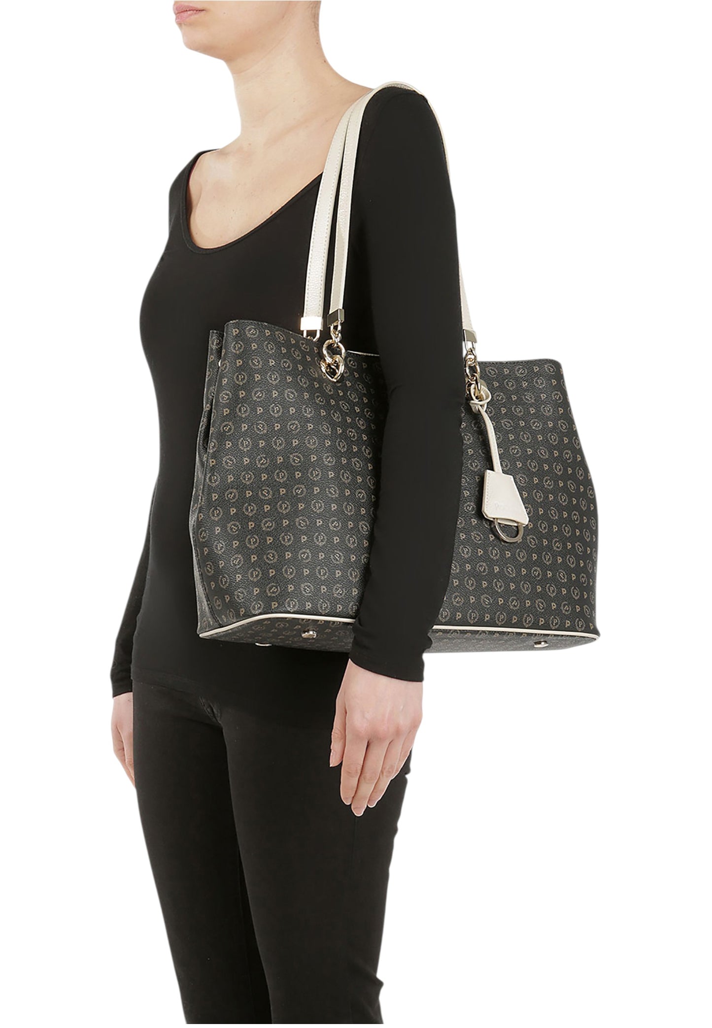 Borsa A Spalla Donna Pollini Nero  TE8407PP02Q