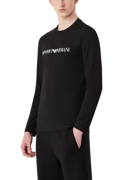 T-Shirt Manica lunga Uomo Emporio Armani  Logo 8N1TN81JPZZ
