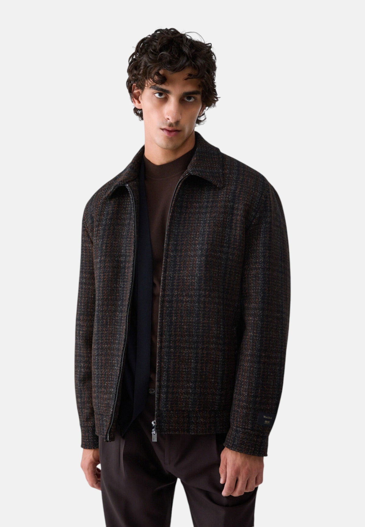 Giacca Invernale Uomo Liu Jo Overshirt A Quadri Tartan  QF6223T873A