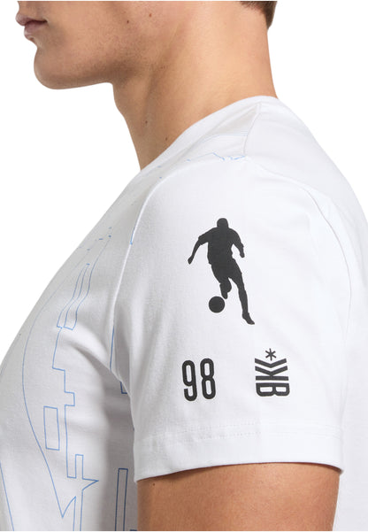 T-Shirt Manica Corta Uomo Bikkembergs Stampa Optical