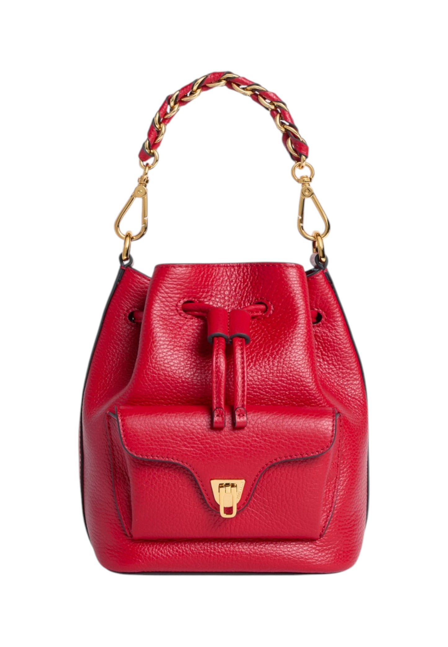 Borsa A Spalla Donna Coccinelle Secchiello In Pelle Martellata Coccinelle Beat Generation Small E1TFK230301