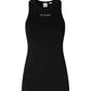 Canotta  Donna Pinko A Costine Con Logo Distinto