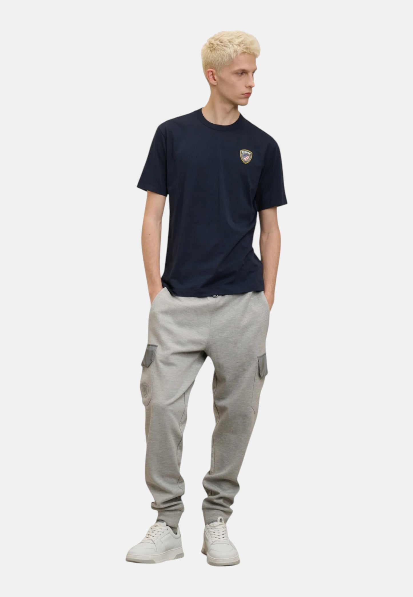 T-Shirt Manica Corta Uomo Blauer  Faxon 26SBLUH02284